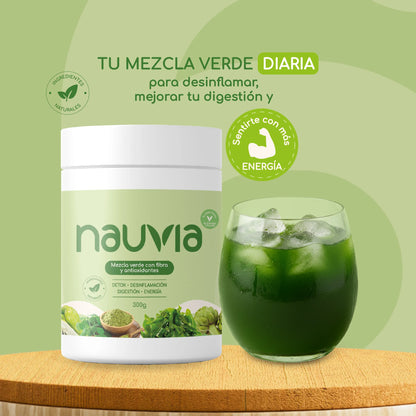 Supergreens Detox – Mezcla Natural con Fibra y Antioxidantes